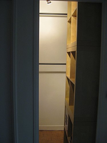 Avant / après travaux : mon dressing marinette saperlipopette ... Penderie avec rideau ikea