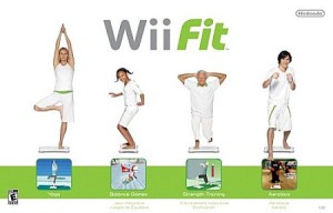 Marine découvre la Wii Fit !