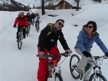 Snowbike Val Ferret