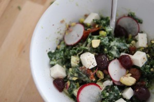 A la mode de la petite salade de Kale