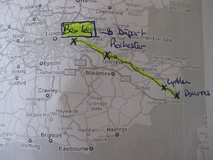 London To Paris - Jour 1 - 116 km