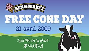 Le free cone day de Ben & Jerry's